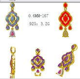 Sterling Silver Semi Mount Pendant Setting Round RD 0.6mm - Syzjewelry